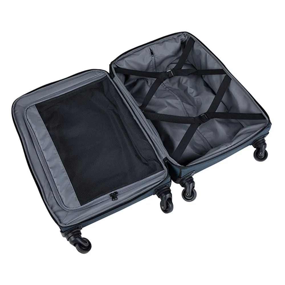 2025 Radar Flight 4-Wheel Carry-On Luggage - Black / Blue