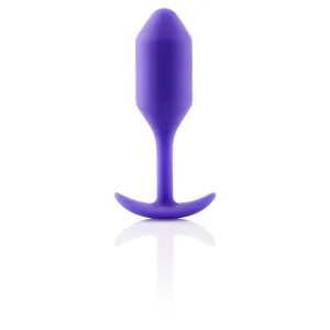 Enhanced Comfort b-Vibe Snug Plug 2 in Vibrant Purple