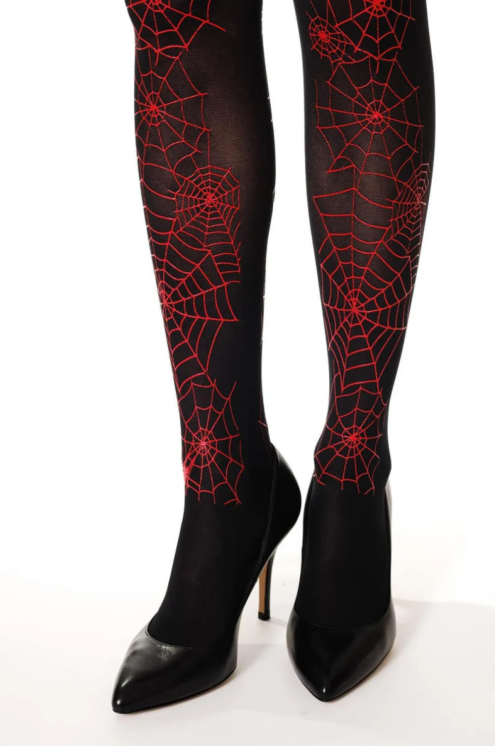 Black With Red Spiders (Halloween)