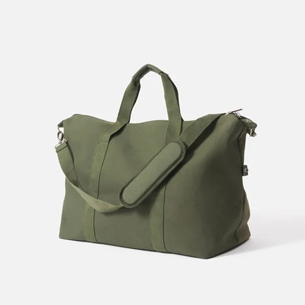 Canvas Weekender Bag - Olive