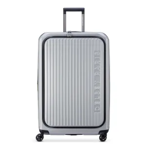 Delsey Securitime ZIP Top Opening 76cm Large Exp Luggage - Silver