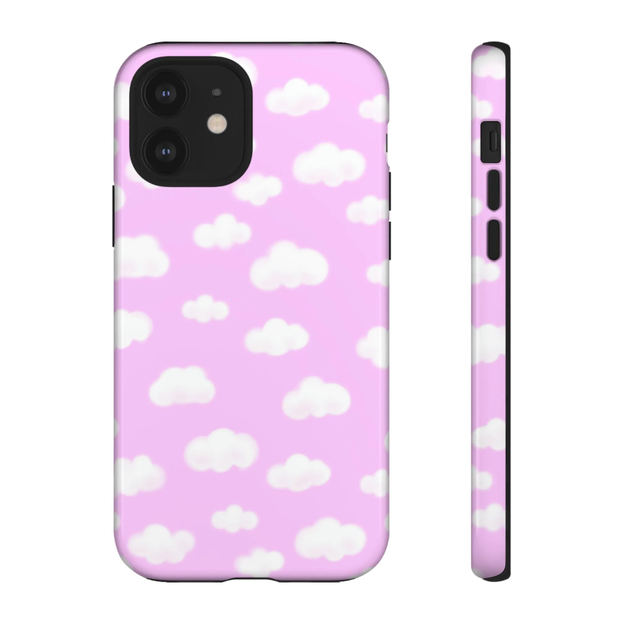 Dreamy Clouds Tough Phone Case (Taffy Pink)