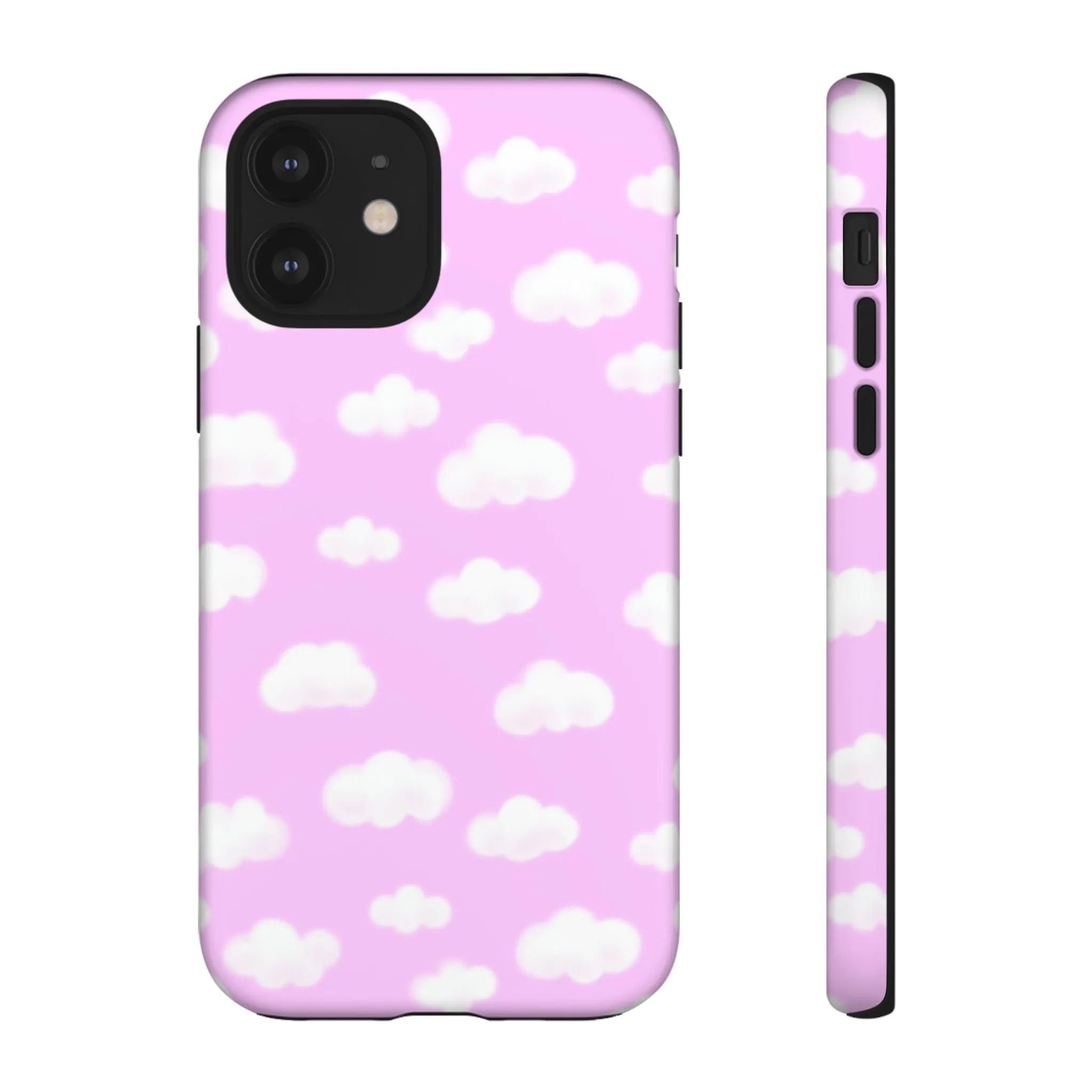 Dreamy Clouds Tough Phone Case (Taffy Pink)