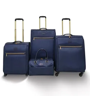 Dune London Taliia Luxury 4-Piece Luggage Set in Elegant Design