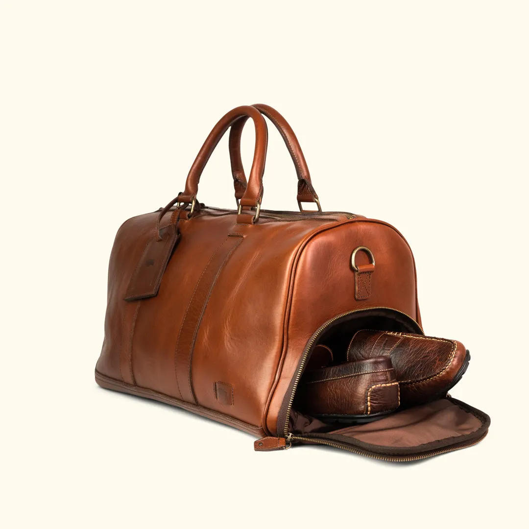 Jefferson Leather Duffle | Elderwood