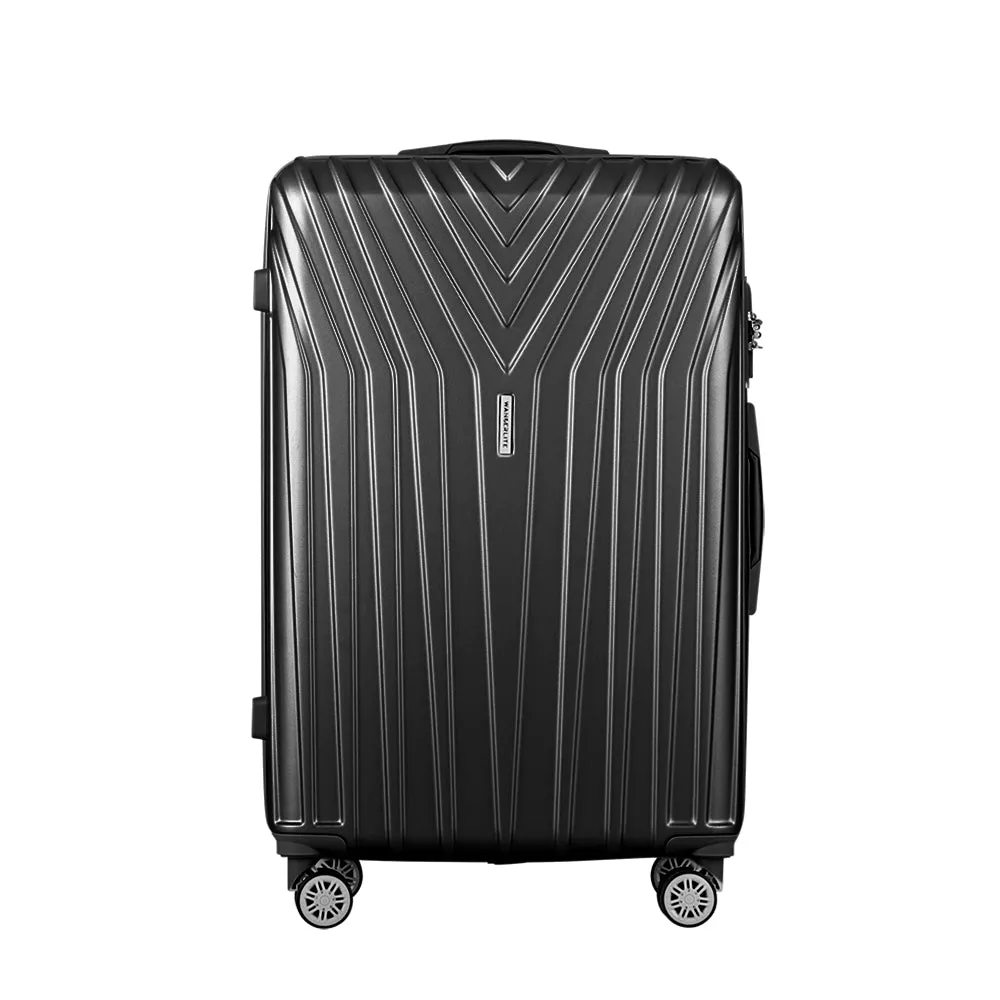 Lightweight 3pc Hard Shell TSA Luggage Set | Wanderlite