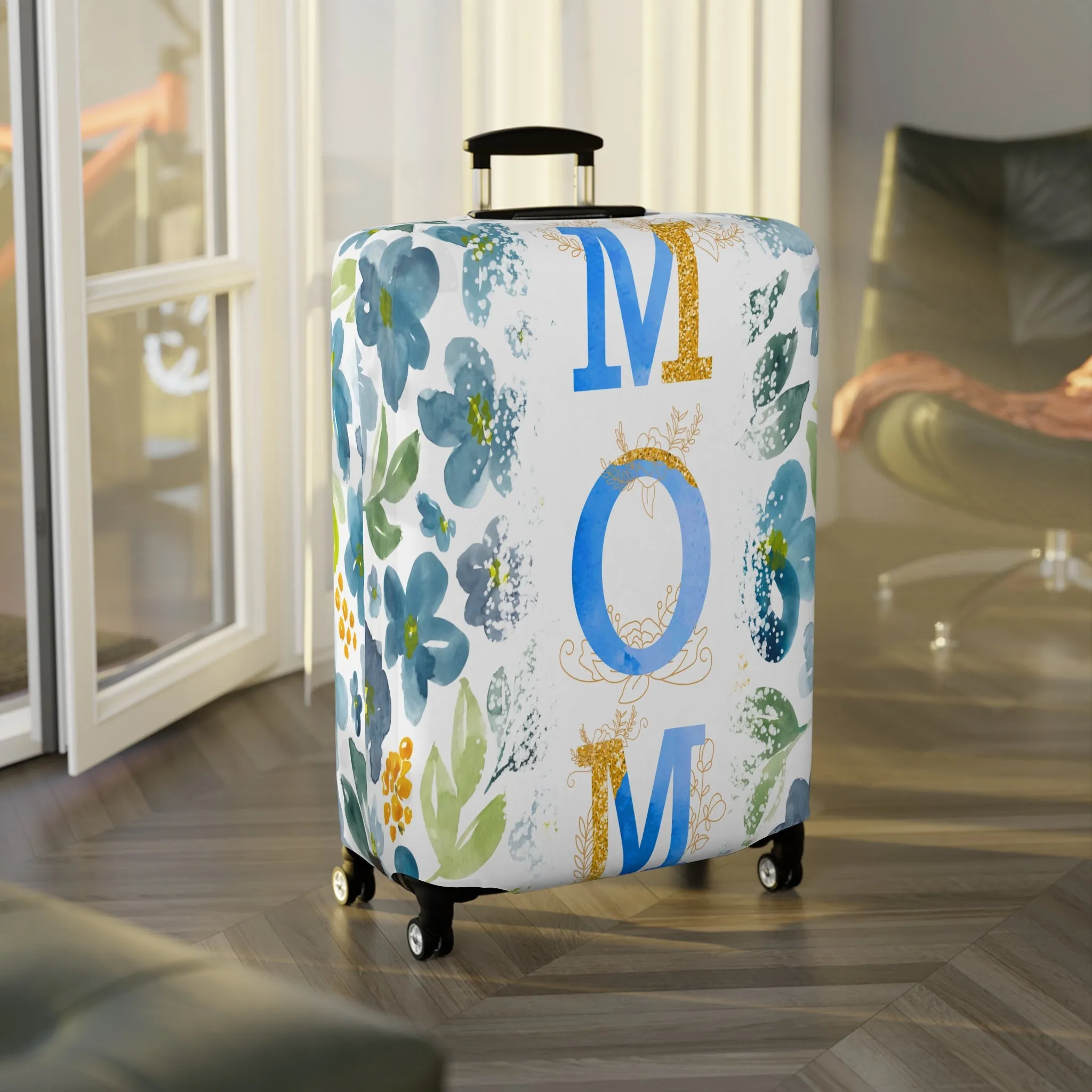 Luggage Cover, Floral, Mom, awd-533