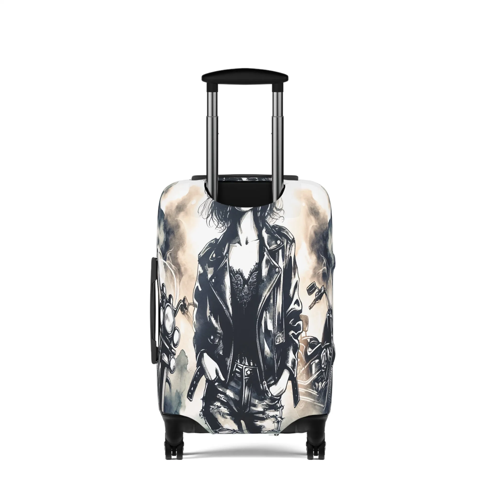 Luggage Cover, Girl Motorbike, awd-1737