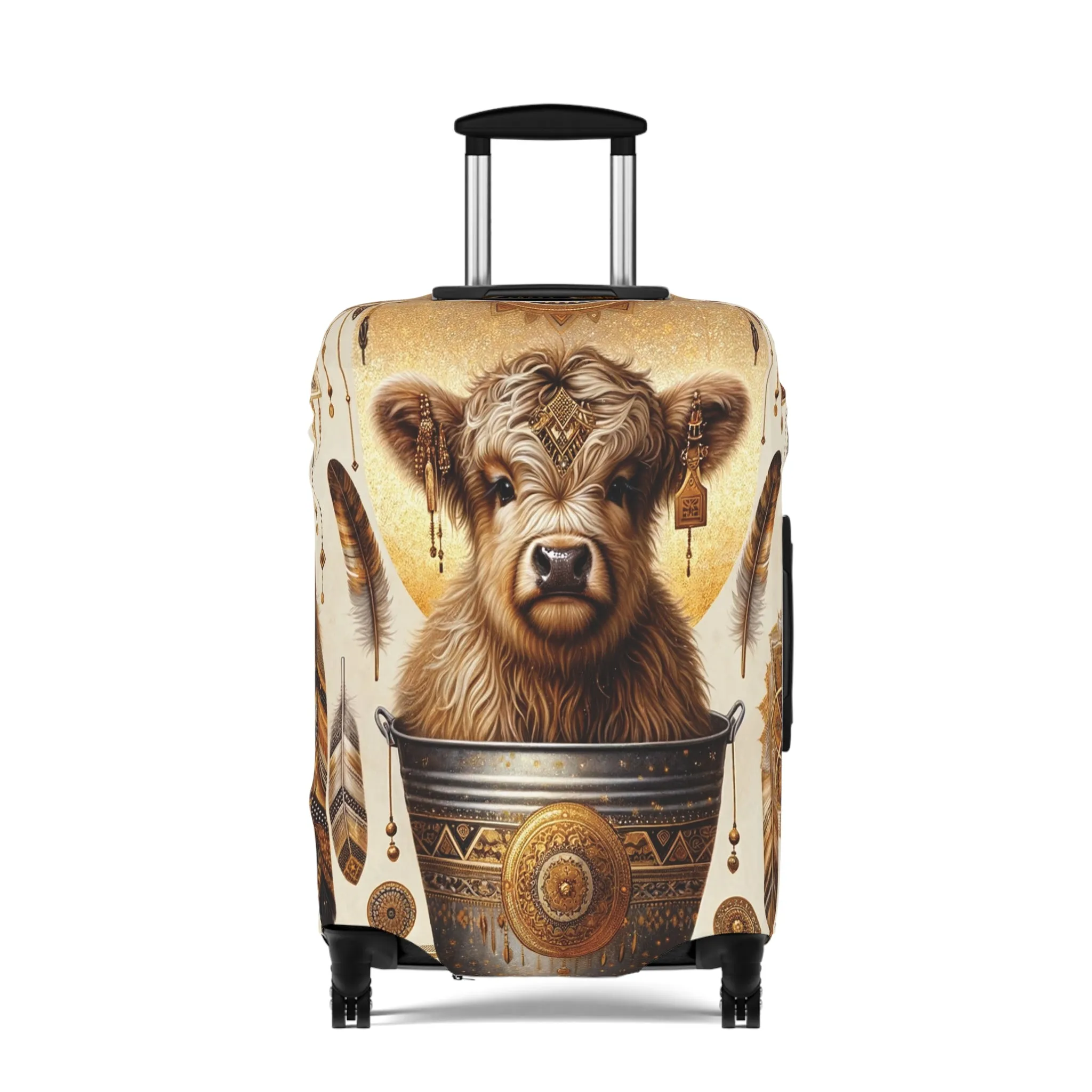 Luggage Cover, Highland Cow, awd-705