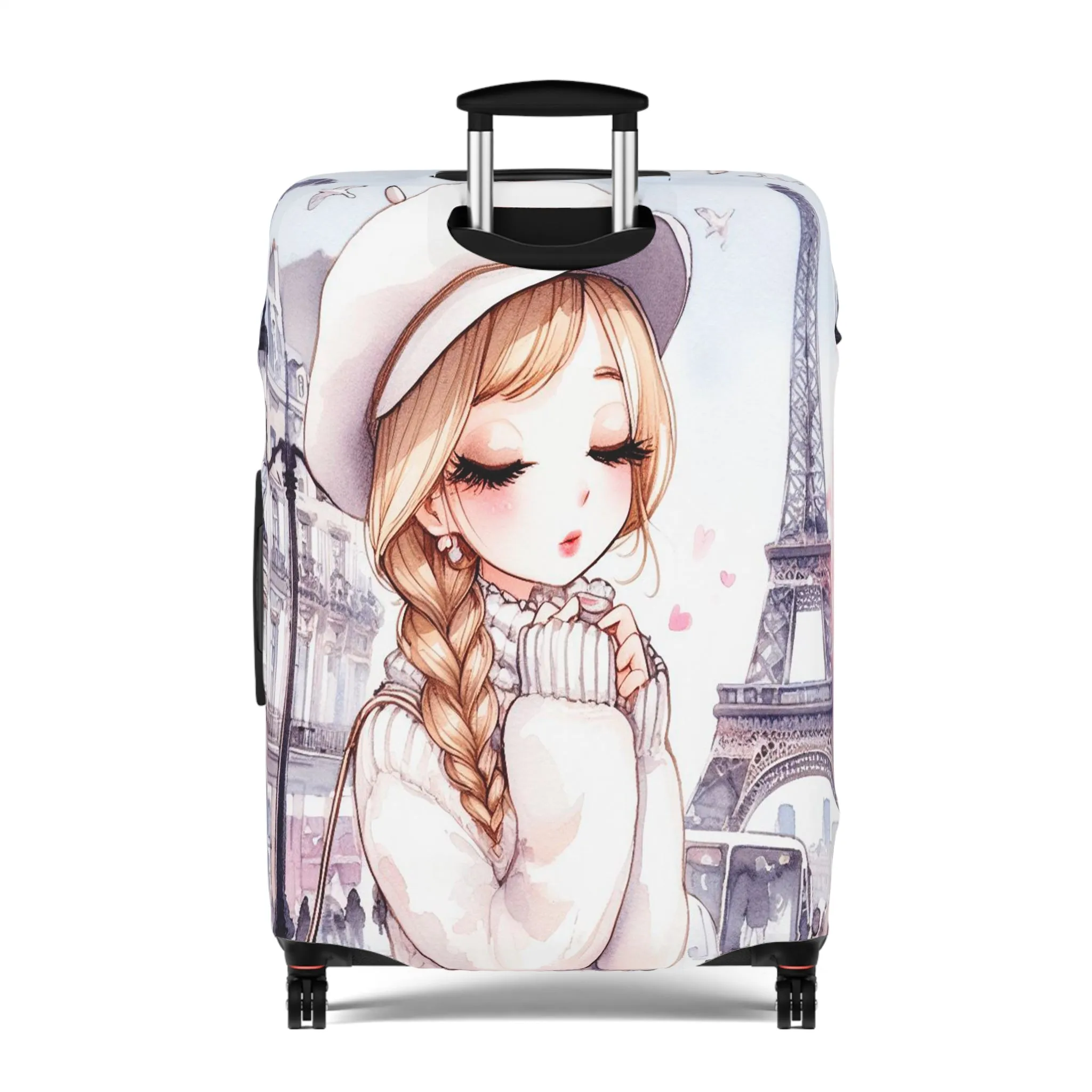 Luggage Cover, Just a Girl Who loves Travelling, awd-2101