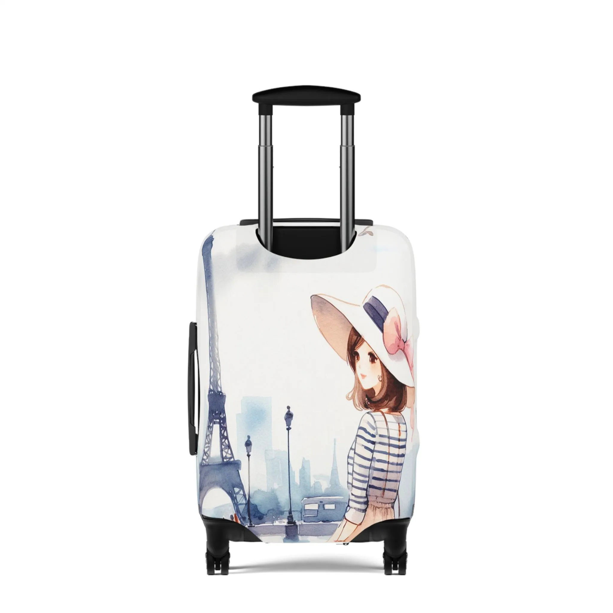 Luggage Cover, Just a Girl Who loves Travelling, awd-2105