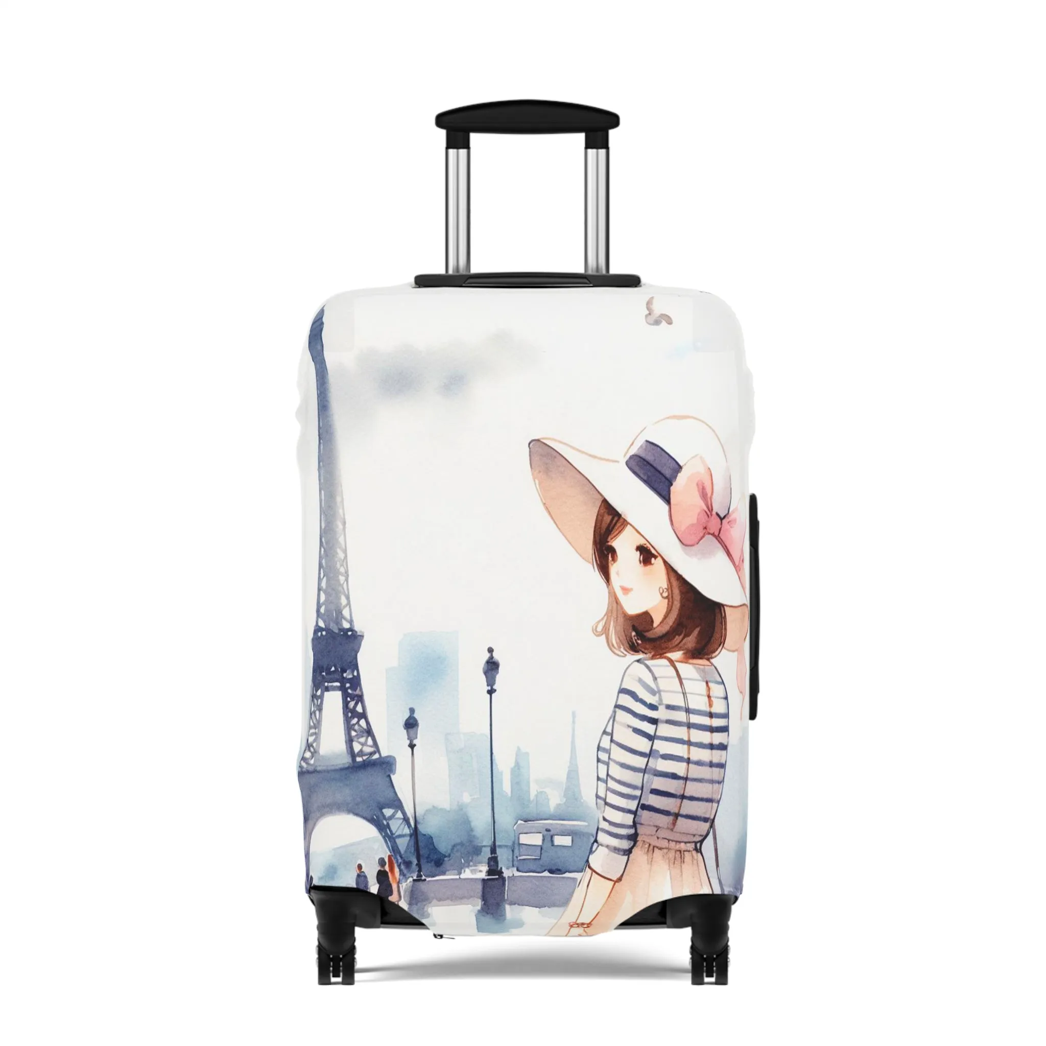 Luggage Cover, Just a Girl Who loves Travelling, awd-2105