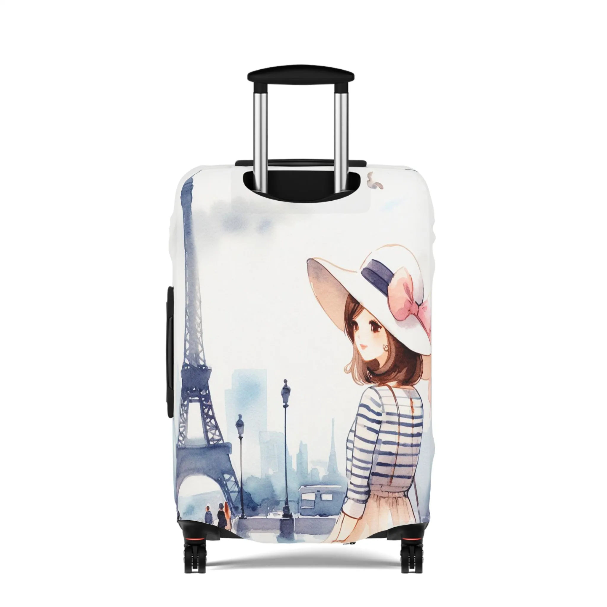 Luggage Cover, Just a Girl Who loves Travelling, awd-2105