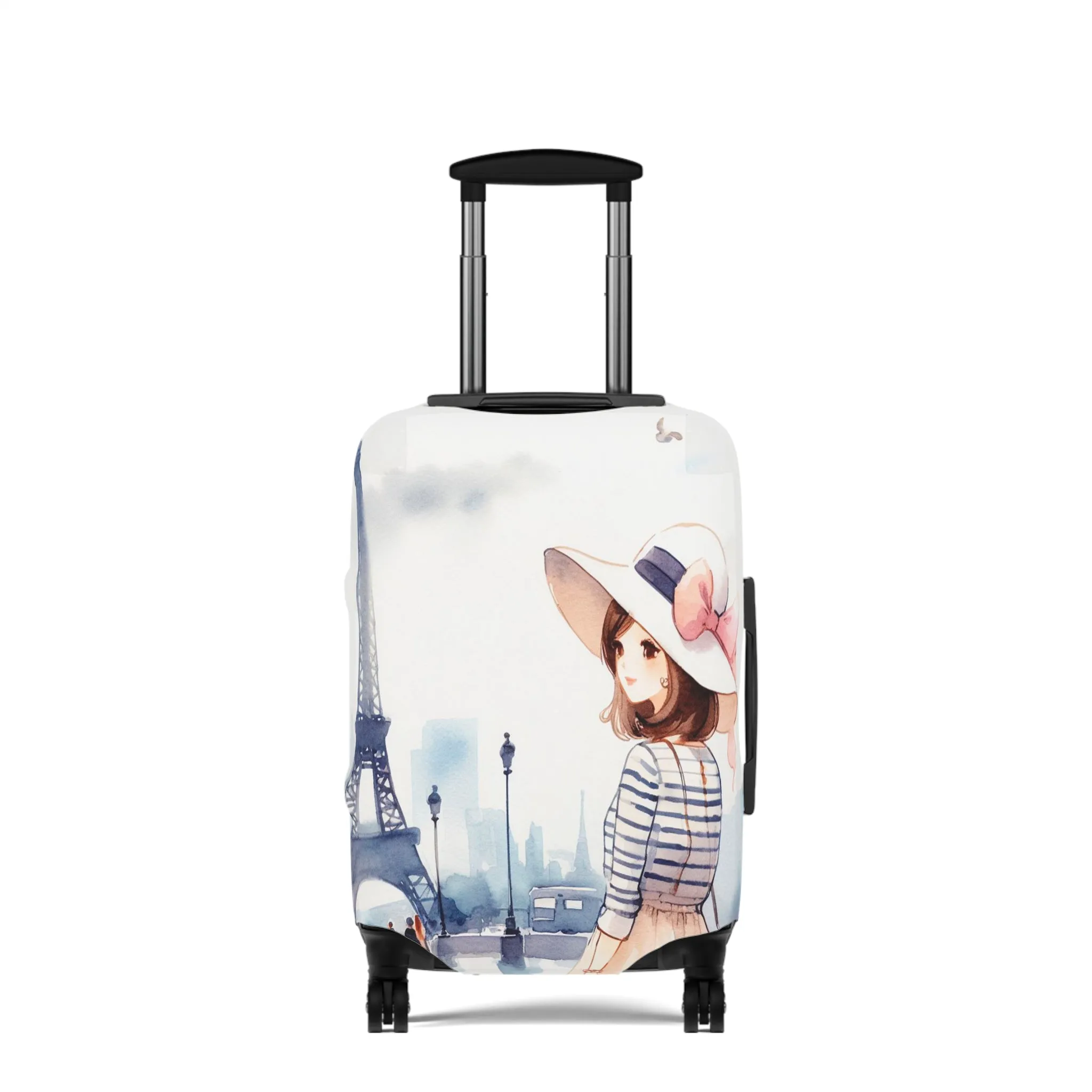 Luggage Cover, Just a Girl Who loves Travelling, awd-2105