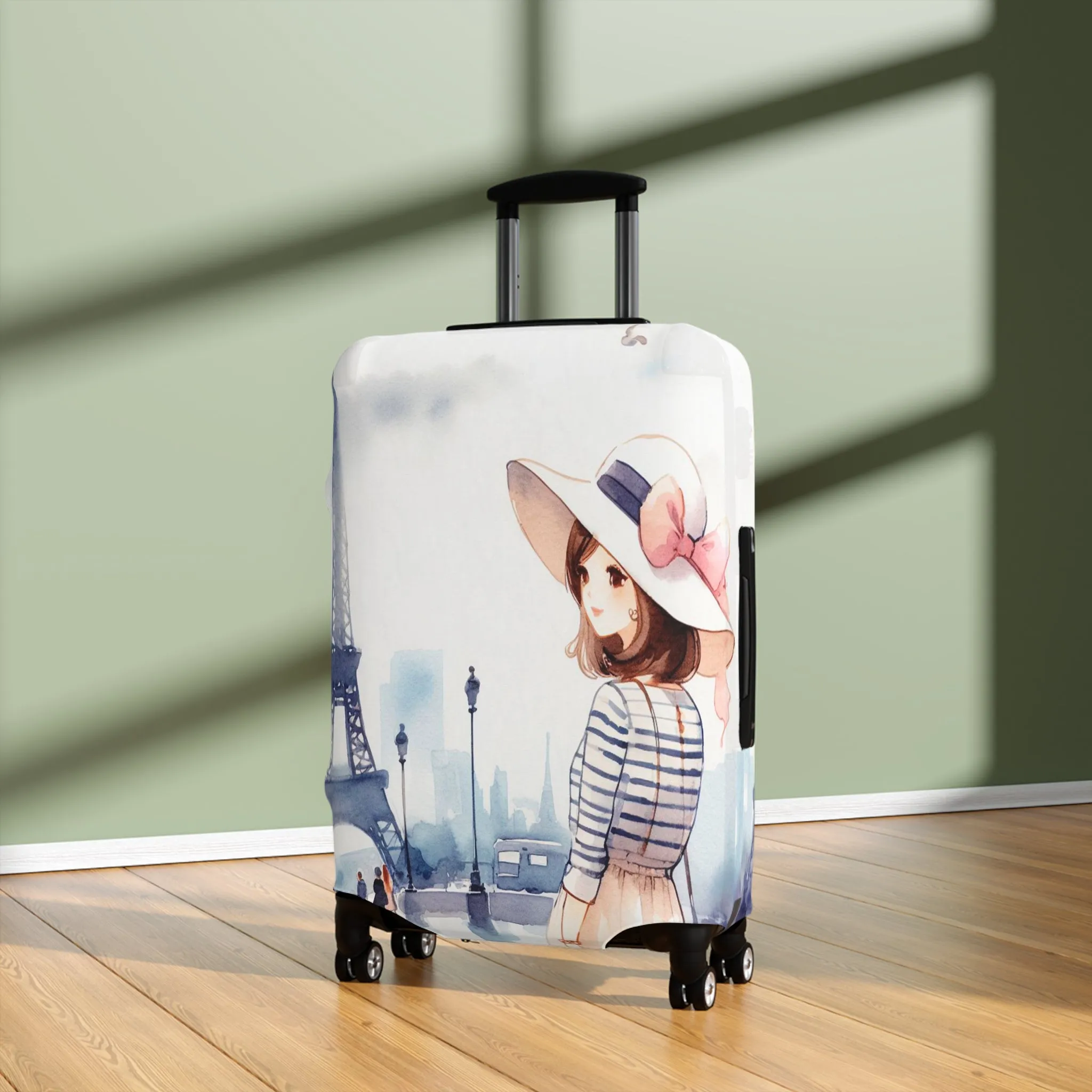 Luggage Cover, Just a Girl Who loves Travelling, awd-2105