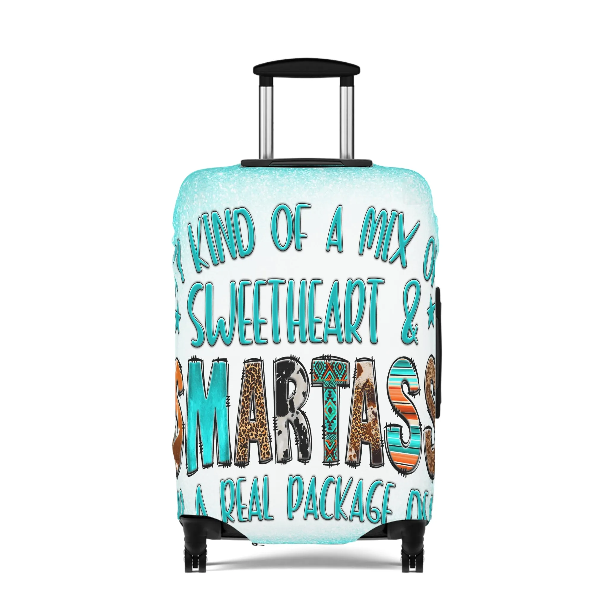 Luggage Cover, Mix of Sweetheart and Smartass, awd-1730