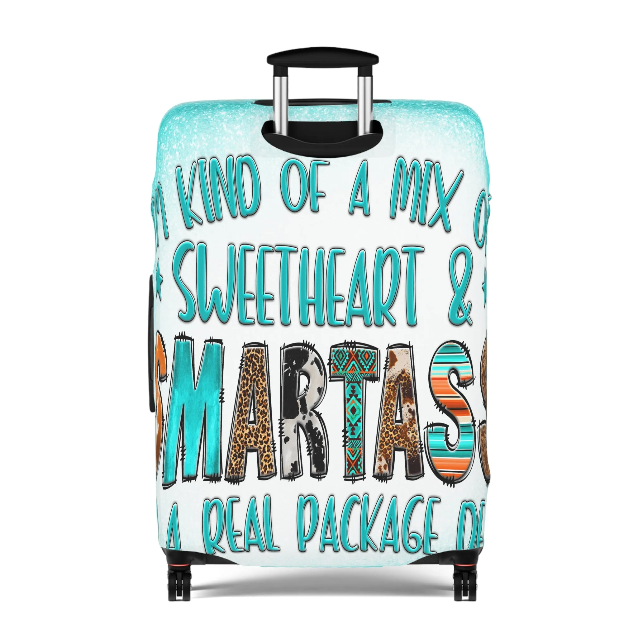 Luggage Cover, Mix of Sweetheart and Smartass, awd-1730