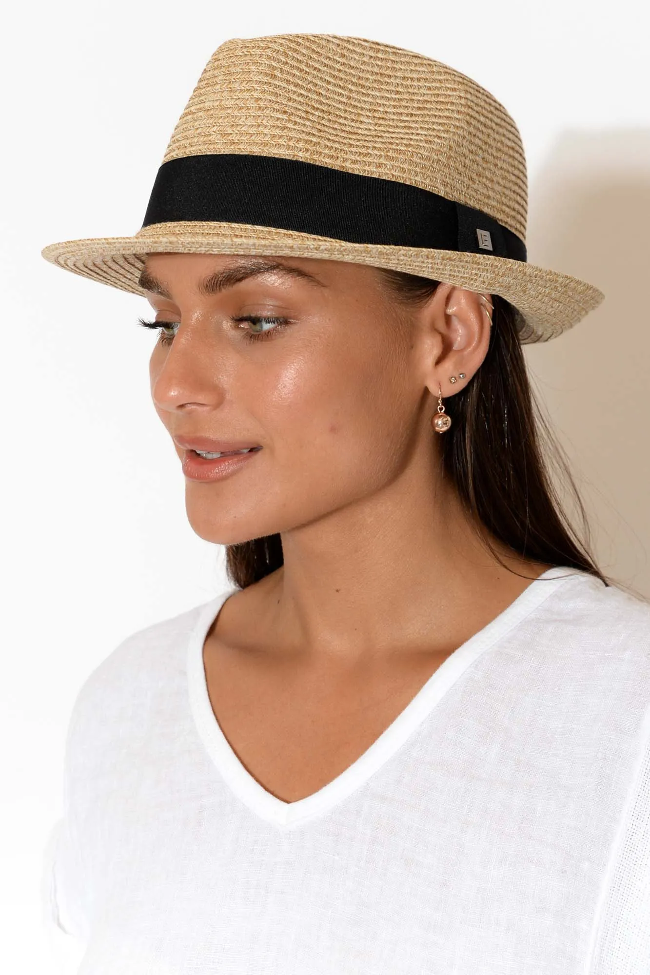 Natural Travel Trilby Hat