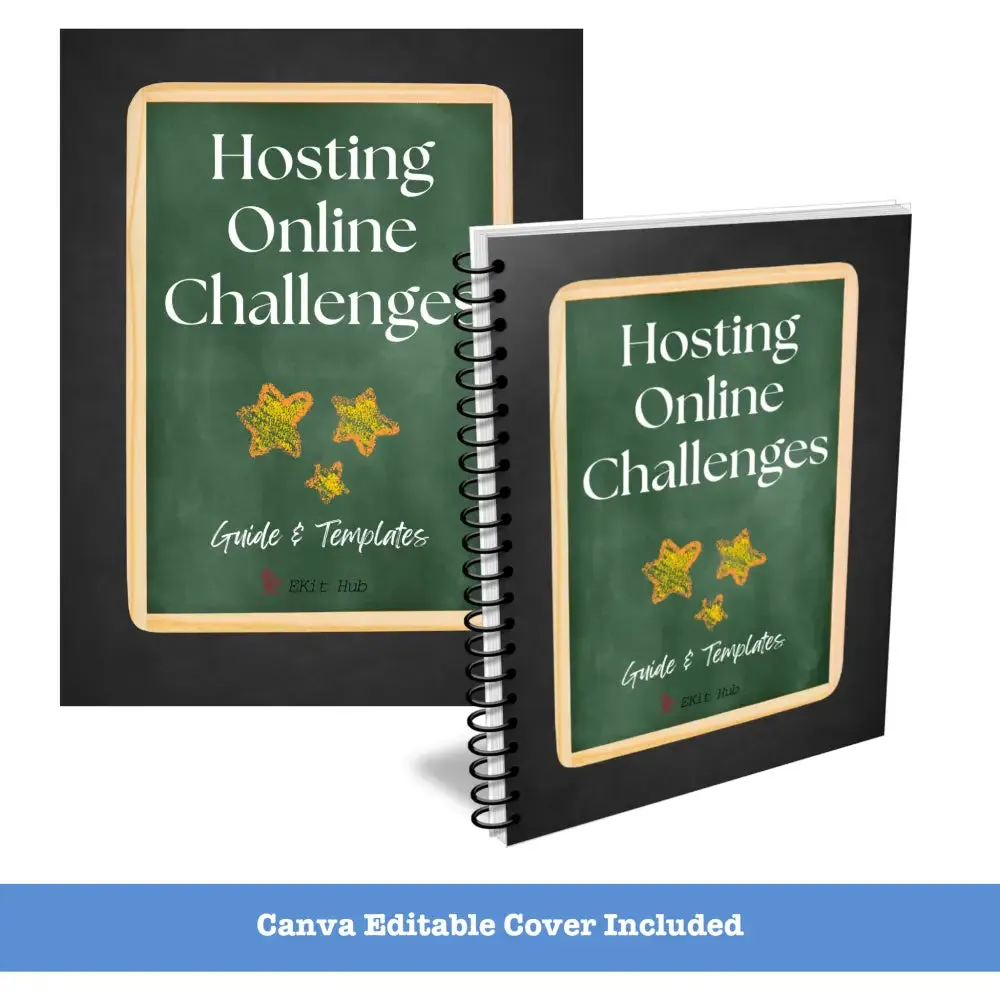 Online Challenge Templates    Guide with PLR Rights