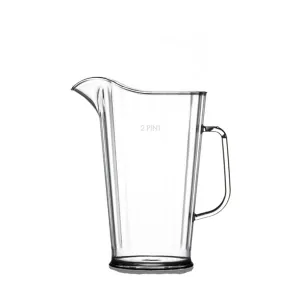 Polycarbonate Elite Jug Clear 2 Pint CE Stamped - 4 Pack (460-1CE NL)