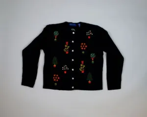 Potted Christmas Plants-Small Christmas Sweater