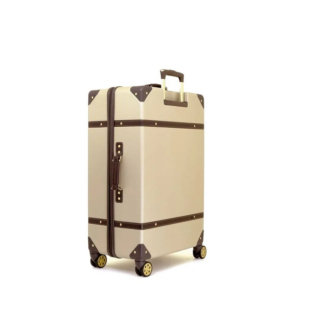 Rock Vintage 78cm Large Hardsided Luggage - Gold