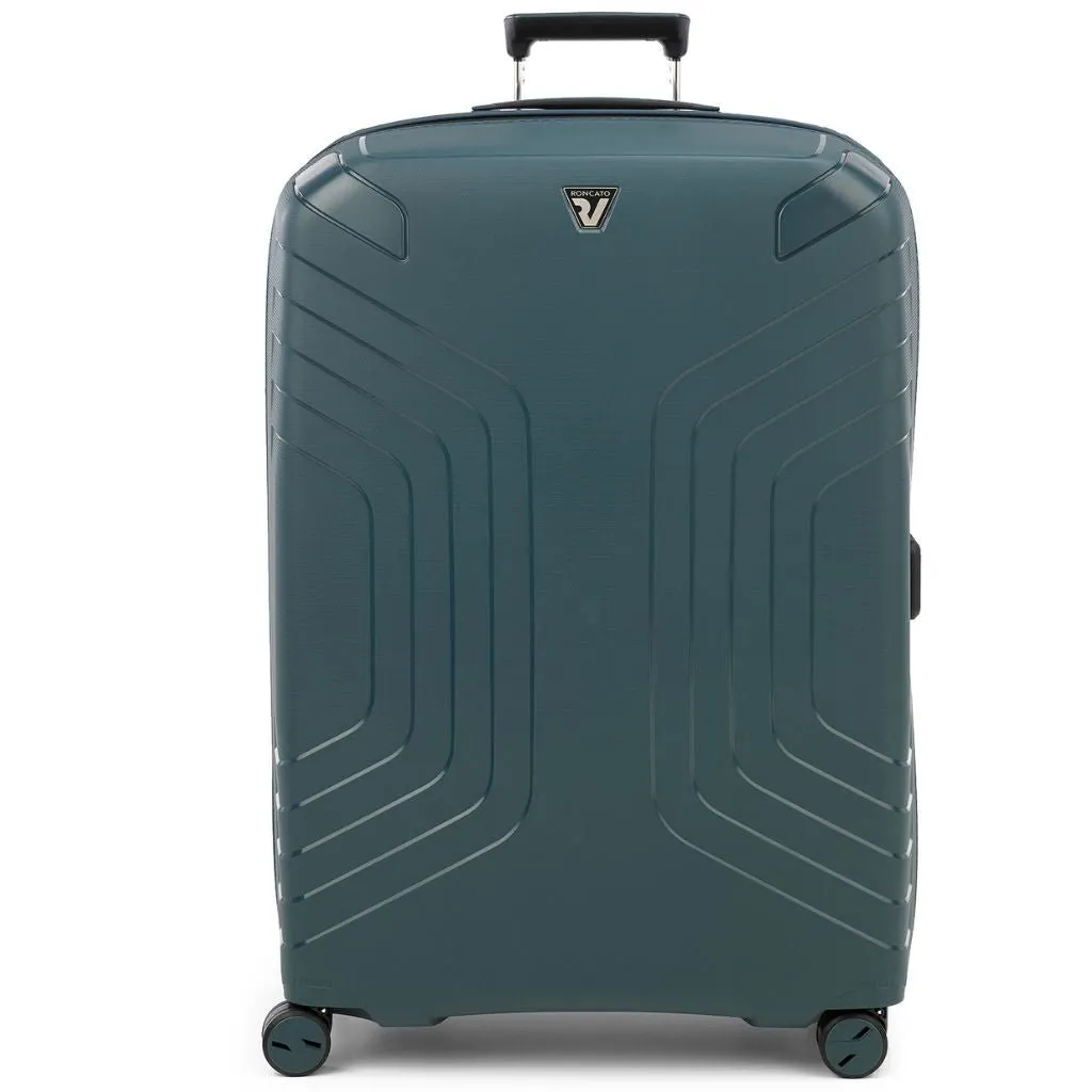 Roncato Ypsilon Large 78cm Hardsided Exp Spinner Suitcase Green