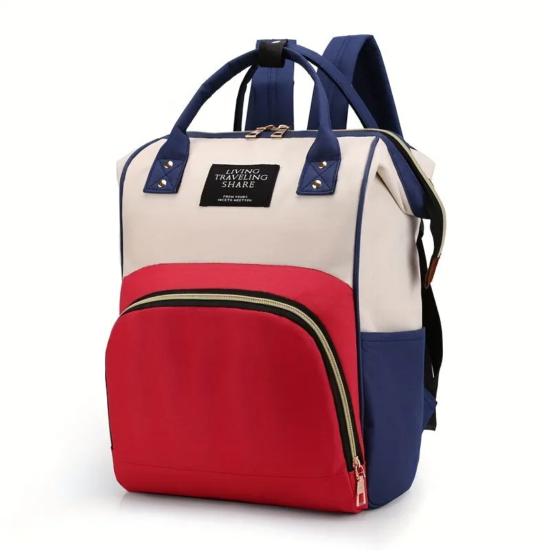 Versatile Zipper Backpack The Ultimate Portable Diaper Bag