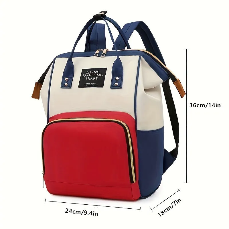 Versatile Zipper Backpack The Ultimate Portable Diaper Bag