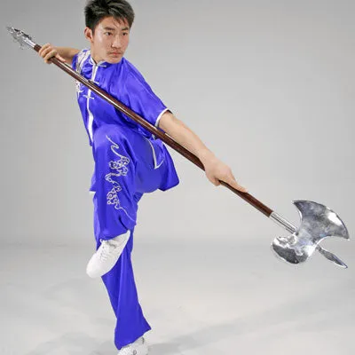 Wushu Long Stick Axe